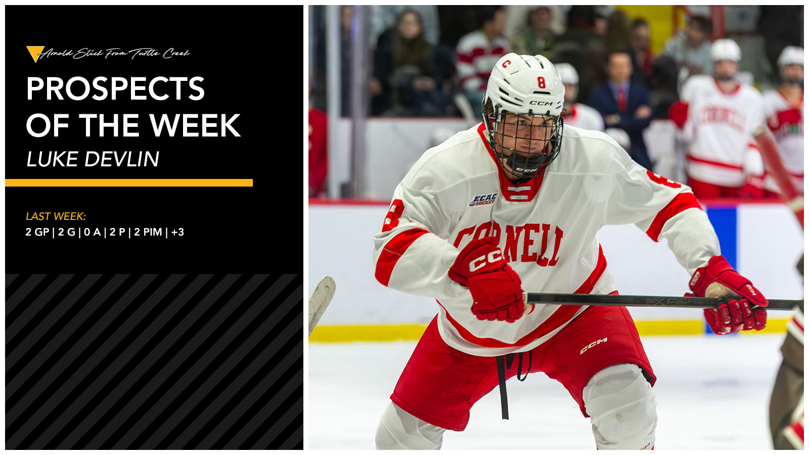 Penguins Prospect Report: Luke Devlin Scores First NCAA Goal In Nearly Two Years, Helps Cornell Beat RPI