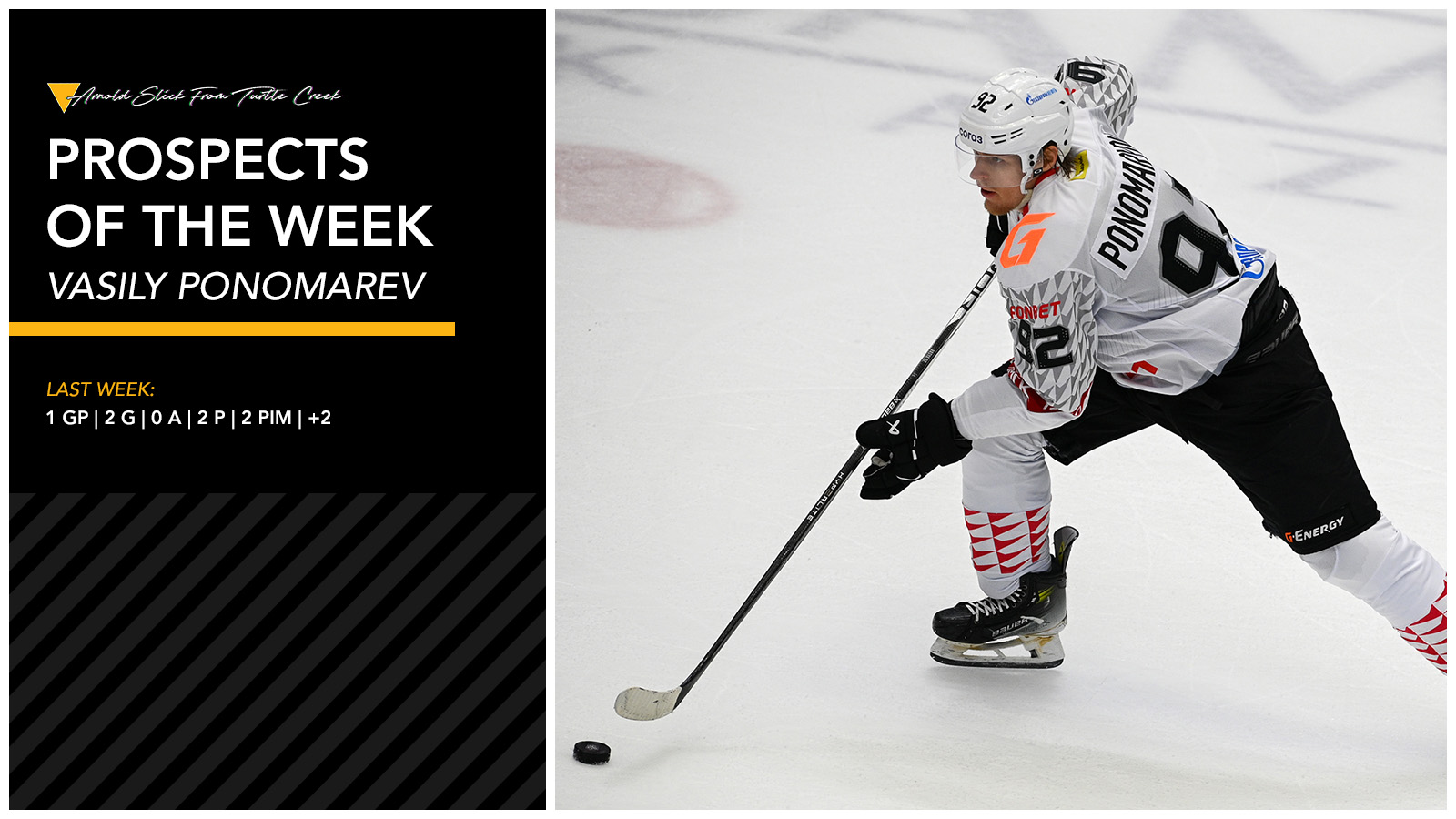 Penguins Prospect Report: Vasily Ponomarev Scores Twice In Return From Injury To Avangard Omsk Lineup