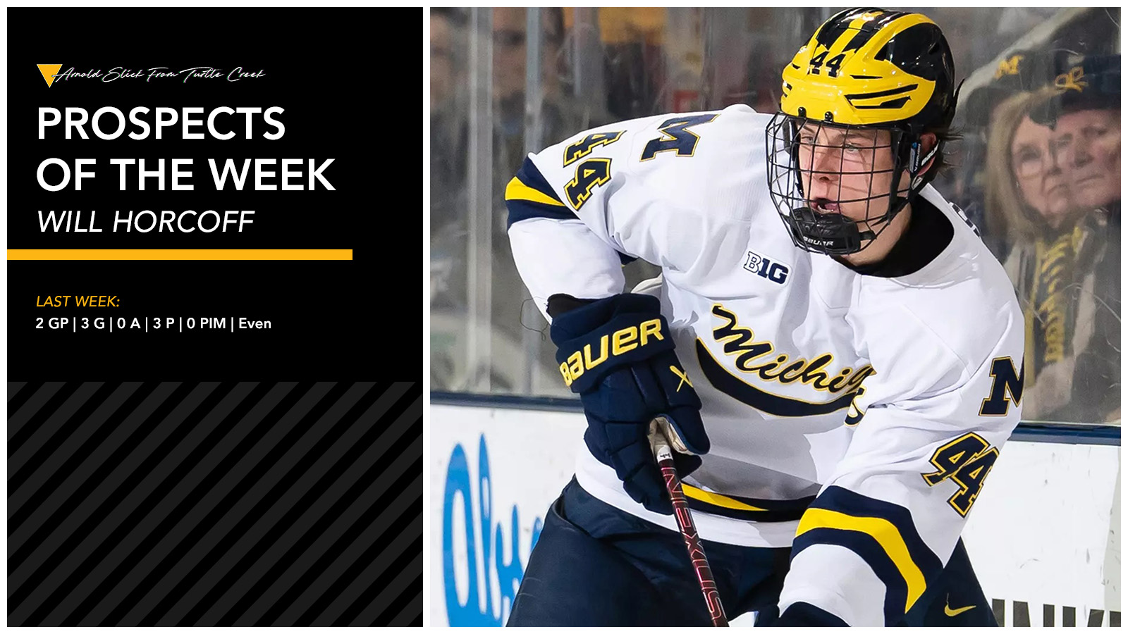 Penguins Prospect Report: Will Horcoff Overtime Winner Caps Three-Goal Weekend, Two Wins For Michigan