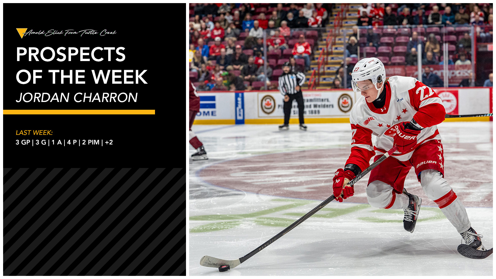 Penguins Prospect Report: Jordan Charron Keeps Scoring In The OHL With Three Goals Last Week