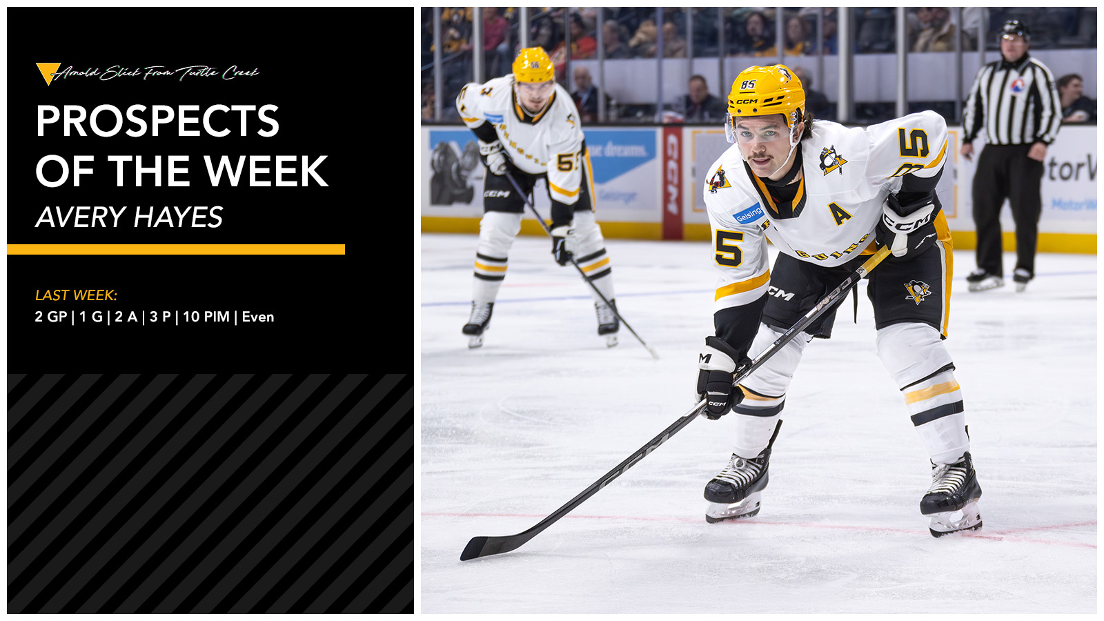 Avery Hayes Finding Scoresheet More Consistently Since Returning From Injury To The Wilkes-Barre/Scranton Lineup