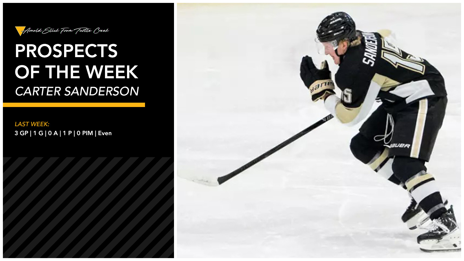 Penguins Prospect Report: Carter Sanderson Named Captain For Muskegon, Continues Steady Production