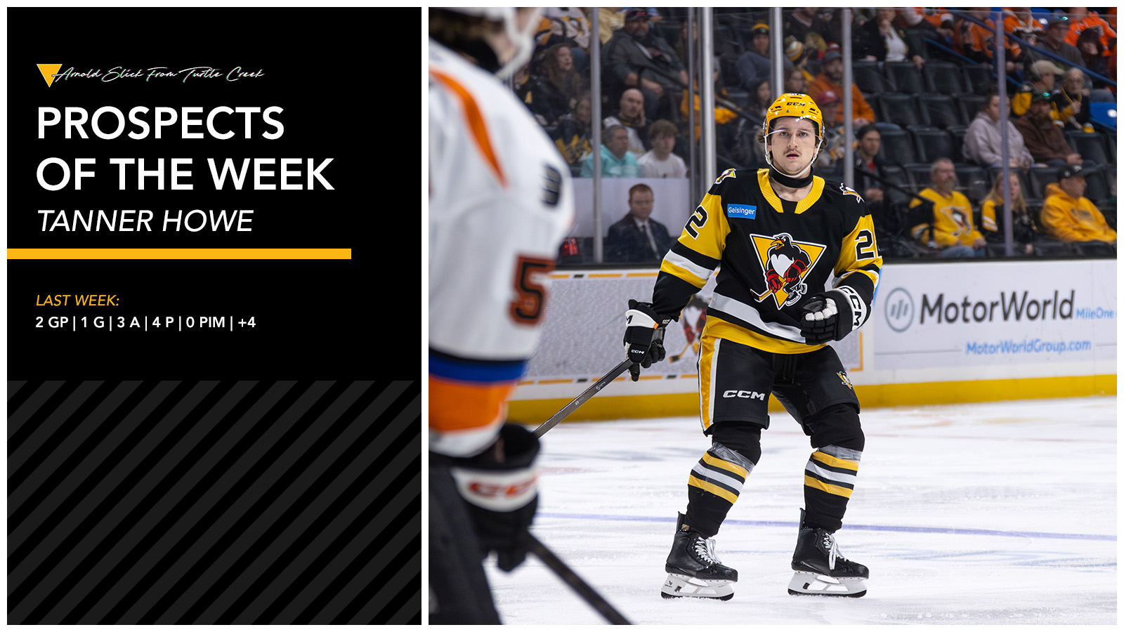 Penguins Prospect Report: Tanner Howe Records Four-Point Game In Wilkes-Barre/Scranton Win Over Lehigh Valley