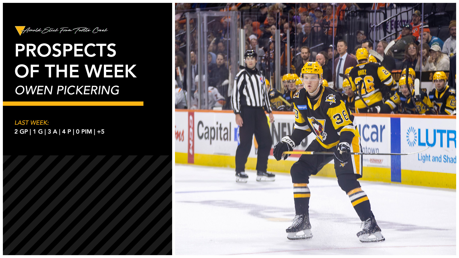 Penguins Prospect Report: Owen Pickering Caps Strong Sophomore AHL Season With Four-Point Weekend